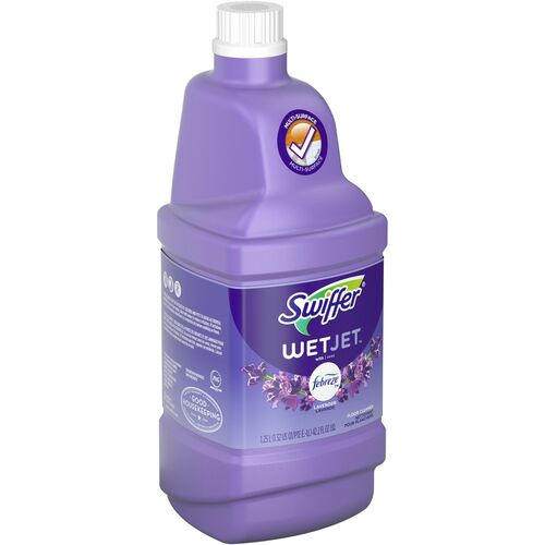 Swiffer WetJet Floor Cleaner - For Floor, Multi Surface, Wood - Liquid - 42.2 fl oz (1.3 quart) - Lavender, Vanilla Scent - 1 Each - Quick Drying, Non-streaking, Phosphate-free - Purple