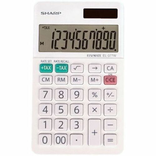 Sharp EL377W Twin Power 10-digit Display
