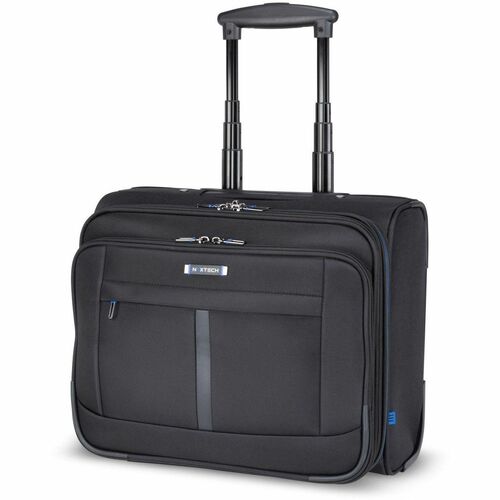 Nextech Carrying Case (Briefcase) for 15.6" (396.24 mm) Notebook - Black - 14.75" (374.65 mm) Height x 16.50" (419.10 mm) Width x 8.75" (222.25 mm) Depth - 1 Each