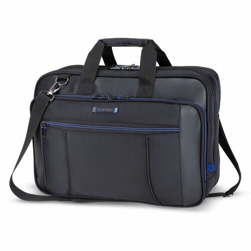 Nextech Carrying Case (Briefcase) for 17.3" Notebook - Black - 12" (304.80 mm) Height x 18.50" (469.90 mm) Width x 6.25" (158.75 mm) Depth - 1 Each