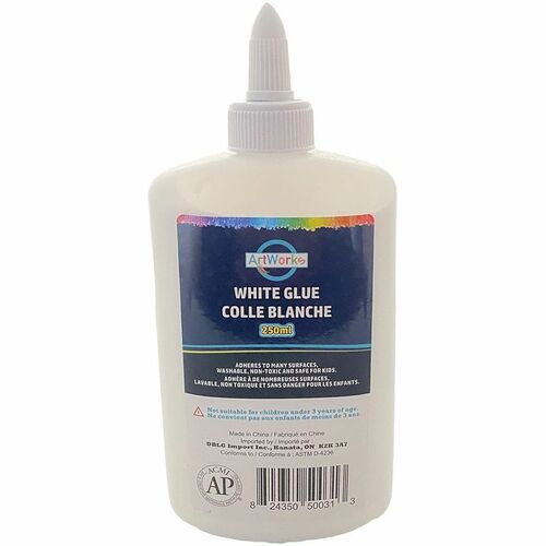 DBLG Import 250ml White School Glue - 250 mL - 1 Each - White