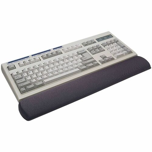 Data Accessories Company Super-Gel Straight Edge Keyboard Wrist Rest Grey - Gray - 1 Pack - Keyboard