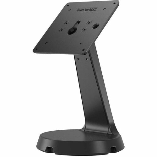 Compulocks VESA Mast Counter Stand - Black - Up to 20" Screen Support - 4.54 kg Load Capacity - 5.80" (147.32 mm) Height x 5.80" (147.32 mm) Width - Countertop - Aluminum, Steel - Black - For Display Screen, Tablet - Durable, Secure, Cable Management, Rev