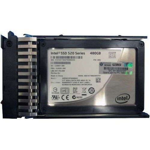 HPE Sourcing 480 GB Solid State Drive - 2.5" Internal - SATA (SATA/300)