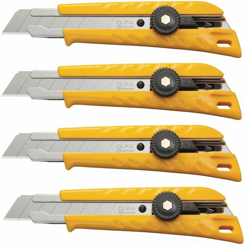 Utility Knife - Heavy Duty, Snap-off - 4 / Pack