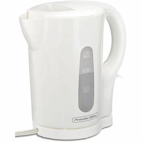 Proctor Silex Electric Kettle - 1 L - White