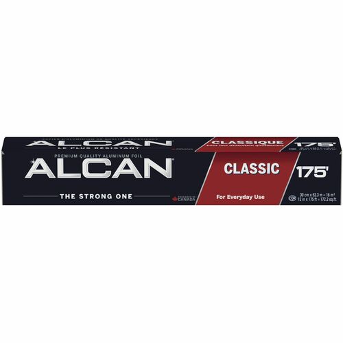 Alcan Packing Foil - 12" (304.80 mm) Width x 175 ft (53340 mm) Length - Aluminum - 1 Each