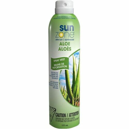 SunZone Aloe Aftersun Spray 177 mL- 25901 - Spray - 177 mL - For Dry Skin - Sunburn - Non-greasy - 1 Each