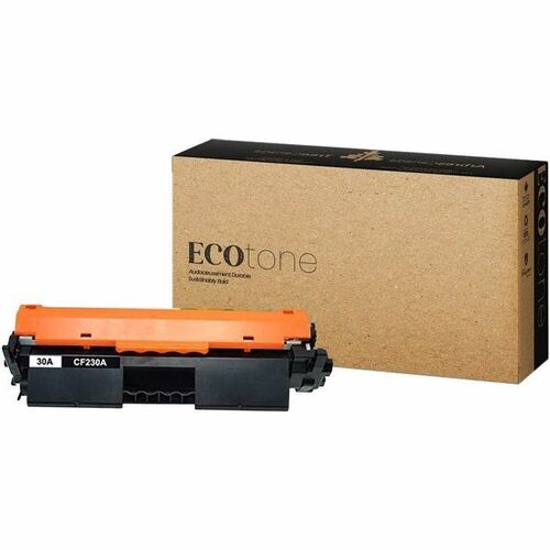 Ecotone Remanufactured Standard Yield Laser Toner Cartridge - Single Pack 30A (CF230A) - Black - 1 Each - 1600 Pages
