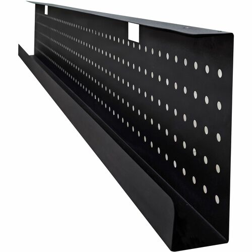 Lorell Invent Training Table Components - 54" Width x 3" Depth x 10" Height x 39.37 mil Thickness - Durable - Steel - Black - 1 Each