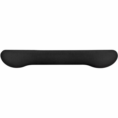 Compucessory Fabric-covered Gel Wrist Rest - 0.80" x 18.50" x 2.80" Dimension - Black - Polyurethane Gel - Anti-slip - 1 Pack