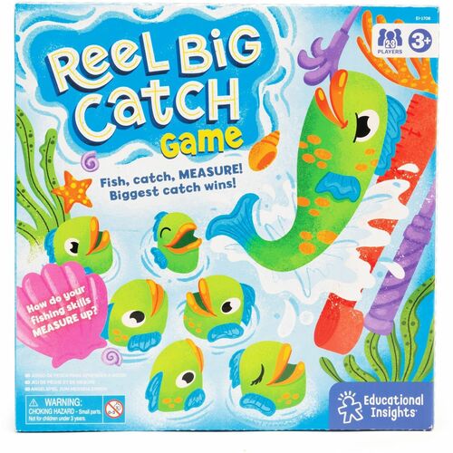 Learning Resources Reel Big Catch Game - Theme/Subject: Fun, Learning - Skill Learning: Measurement, Fishing - 3 Year & Up - Multi