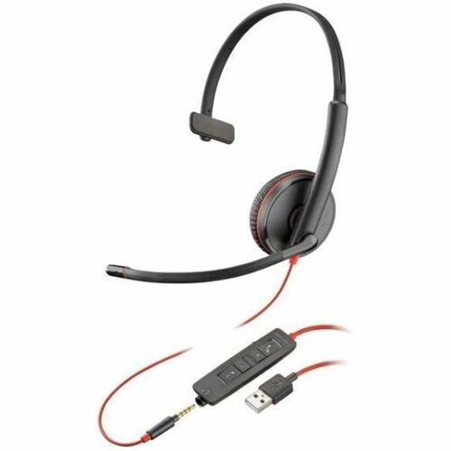 HPI SOURCING - NEW Blackwire C3215 Monaural Headset + Carry Case (Bulk Qty.50)