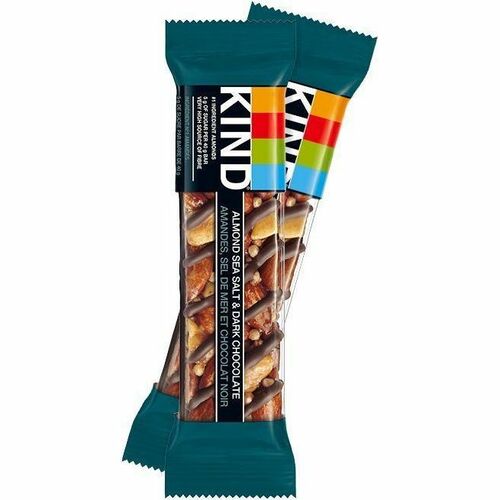 KIND Almond Sea Salt & Dark Chocolate - Gluten-free, Trans Fat Free, Cholesterol-free, Individually Wrapped - Almond Sea Salt & Dark Chocolate - 1.41 oz (40 g) - 12 / Box