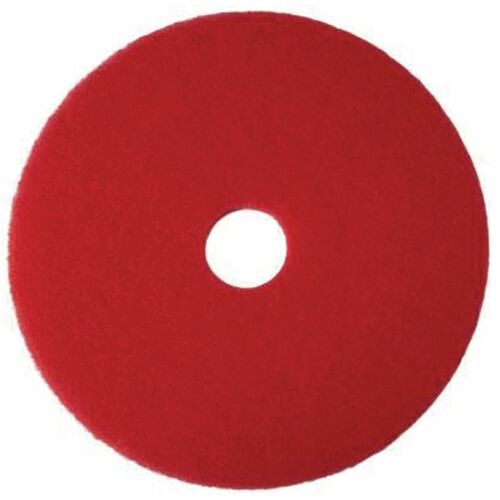 3M Cleaning Pad - 5/Case - Floor, Buffing - Red