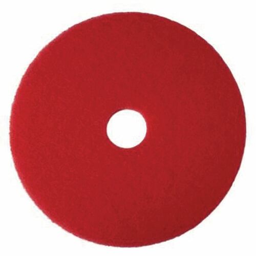 3M Cleaning Pad - 5/Case - Floor, Buffing - Red