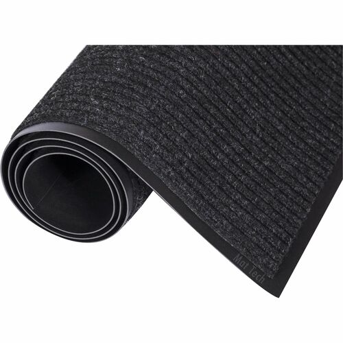 Mat Tech PRORIB Value Collection - Entrance, Floor - 36" (914.40 mm) Length x 60" (1524 mm) Width x 0.310" (7.87 mm) Thickness - Ribbed - Polypropylene - Charcoal - 1Each