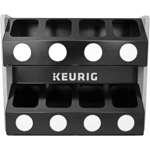 Keurig® 8ct Modular Merchandiser, (L) 17.80" x (W) 14.57" x (H) 17.28" , Black, 1 - 18" Height x 16" Width x 21" Depth - Black - 1 Each