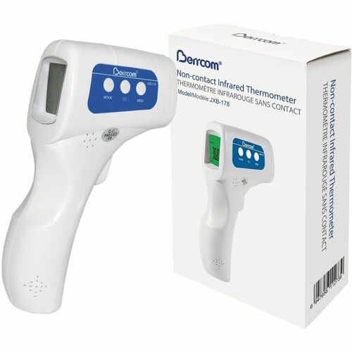 First Aid Central Berrcom Non-Contact Infrared Thermometer - Infrared, Non-contact