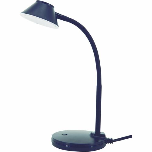 Victory Light LED Desk Lamp - 3 W LED Bulb - Gooseneck, Flexible - 260 lm Lumens - Metal - Desk Mountable - Black - for Desk