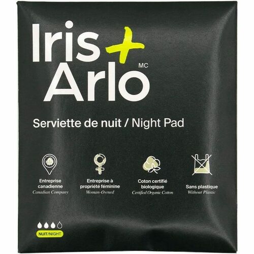 Serviettes de nuit 100 % coton biologique Iris & Arlo - Iris + Arlo