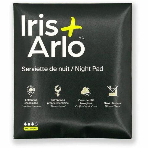 Serviettes de nuit 100 % coton biologique Iris & Arlo - Iris + Arlo