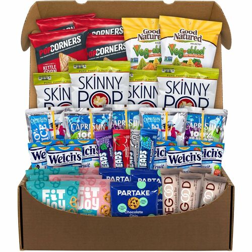 Snack Box Pros Snack Box - Peanut-free, Dairy-free, Gluten-free - Assorted - 38 / Carton