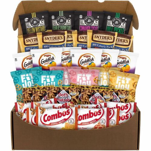 Snack Box Pros Snack Box - Dairy-free - Assorted - 38 / Carton