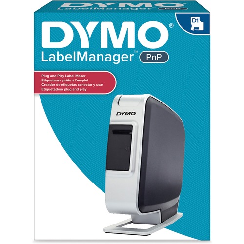 Dymo LabelManager Thermal Transfer Printer - Label Print - Battery Included - With Cutter - Black, Silver - For PC, Mac