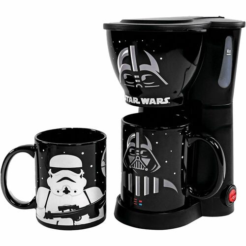 UNCANNY BRANDS Star Wars Darth Vader Coffee Maker with 2 Mug