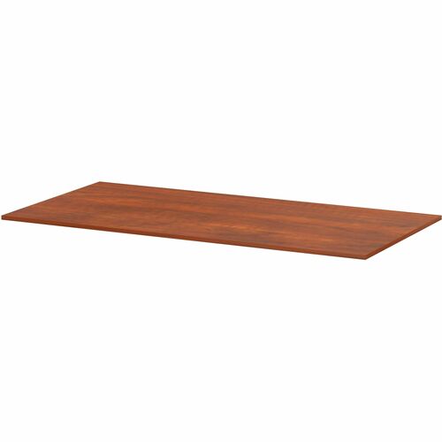 Lorell Essentials Modular Conference Tables - 94" x 47" x 1" - Band Edge - Finish: Cherry - Modular, Smooth Surface - For Conference Room, Meeting, Office