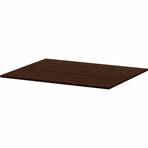 Lorell Essentials Modular Conference Tables - 59" x 47" x 1" - Band Edge - Espresso Table Top - Modular, Eco-friendly - For Meeting, Office