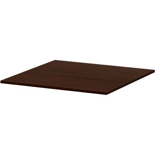 Lorell Essentials Modular Conference Tables - 1" x 47"47" - Band Edge - Espresso Table Top - Modular, Eco-friendly - For Meeting, Office