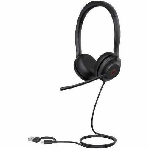 Yealink UH35 Dual Teams Headset - Microsoft Teams Certification - Stereo - USB Type A, USB Type C - Wired - 32 Ohm - 20 Hz to 20 kHz - Over-the-head - Binaural - Supra-aural - 4.92 ft Cable - Noise Cancelling, Electret Condenser Microphone - Noise Canceli