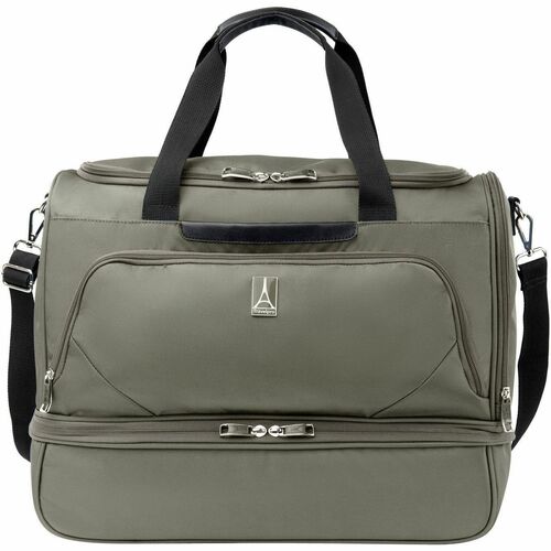 Travelpro Maxlite 5 Travel/Luggage Case (Duffel) Travel Essential - Slate Green - Water Resistant, Stain Resistant, Moisture Resistant, Abrasion Resistant - Polyester Fabric Body - Handle, Trolley Strap - 14.75" (374.65 mm) Height x 19" (482.60 mm) Width 