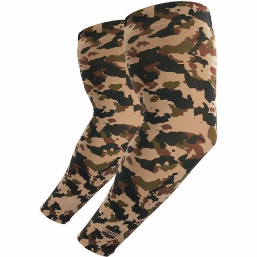 Chill-Its 6695 Sun Protection Arm Sleeves - Camo - Fabric - Stretchable, Comfortable, Moisture Wicking, Anti-odor, Machine Washable, UV Protection