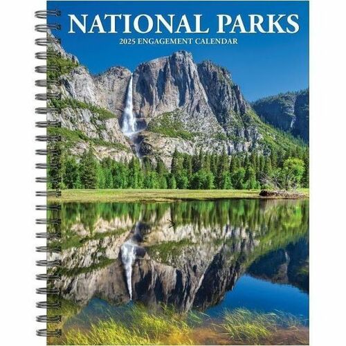 2025 Willow Creek Press Weekly Engagement Planner, 6-1/2" x 8-1/2" , National Parks, January 2025 To December 2025, 46159 - Medium - Regular - Weekly - January 2025 to December 2025 - 6 1/2" x 8 1/2" Sheet Size - White Sheet - Spiral Bound - Multicolor Pa