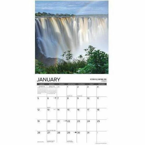 2025 Willow Creek Press Wall Calendar, 12" x 12" , Wonders Of The World, January 2025 To December 2025, 45503 - Medium - Regular - Monthly - January 2025 to December 2025 - 12" x 12" Sheet Size - White Sheet - Stapled - Wall Mount - 12" Height x 12" Width