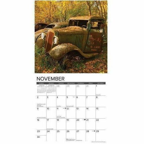 2025 Willow Creek Press Hobbies Monthly Wall Calendar, 12" x 12" , Rust in Peace, January To December, 44704 - Medium - Regular - Monthly - January 2025 to December 2025 - 12" x 12" Sheet Size - White Sheet - Stapled - Wall Mount - 12" Height x 12" Width 