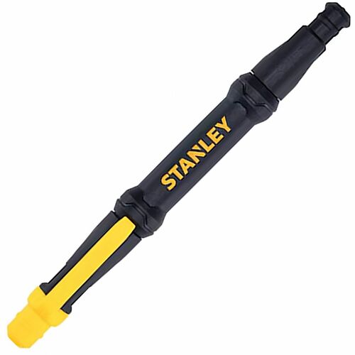 Stanley Tools 4-Way Pen Screwdriver - 5.4" Length - Black, Yellow - Magnetic, Magnetic Tip, Pocket Clip - 1 Each