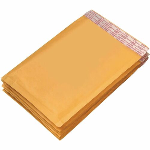 Grand & Toy Self-Adhesive Bubble Mailers, Kraft, #6, 12 1/2" x 18 1/8" , 25/CT - Mailing/Shipping - #5 - 11 1/2" (292.10 mm) Width x 15 5/8" (396.75 mm) Length - Self-adhesive Seal - Kraft - Plastic, Kraft Paper - 25 / Carton