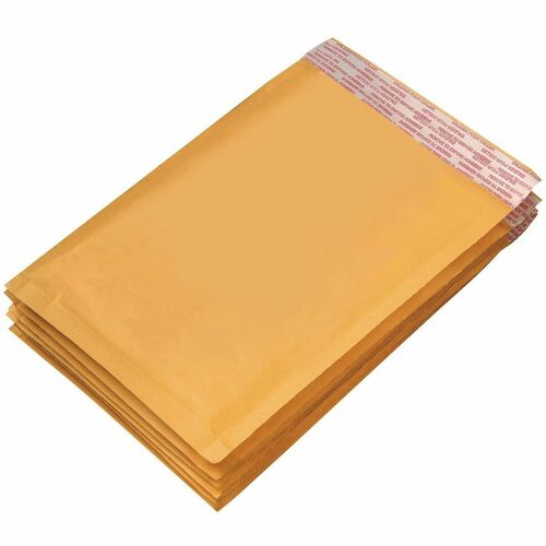 Grand & Toy Self-Adhesive Bubble Mailers, Kraft, #000, 4 1/4" x 7 1/8" , 25/CT - Bubble/Shipping - #000 - 5" (127 mm) Width x 7 5/8" (193.55 mm) Length - Self Adhesive - Kraft - Kraft Paper, Plastic - 25 / Carton