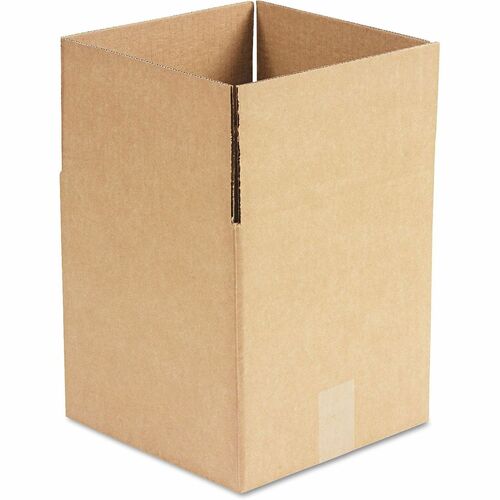 Universal Shipping Case - External Dimensions: 10" Width x 10" Depth x 10" Height - 200 lb - Heavy Duty - 32 ECT - Kraft - Brown - For Shipping - Recycled - 25 / Bundle