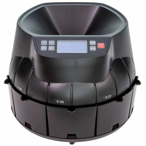 ControlTek Digital Coin Counter/Sorter/Wrapper - Black