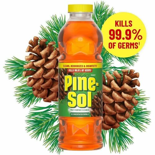 Pine-Sol Pine-Sol Multi-Surface Cleaner - For Multi Surface - Concentrate - 20 fl oz (0.6 quart) - Original, Pine Scent - Recommended For: Dirt Remover, Grease Remover, Grime Remover, Germs Remover, Odor Remover, Virus Remover, Bacteria Remover - Deodoriz