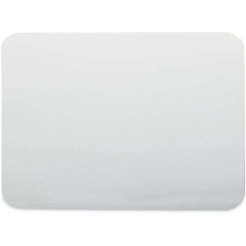 Flipside Dry-Erase Lapboard - 7" (0.6 ft) Width x 5" (0.4 ft) Height - White Surface - Lap - Ghost Resistant, Write-on, Wipe-off, Chip Resistant, Warp Resistant, Smooth Edge - 12 / Pack