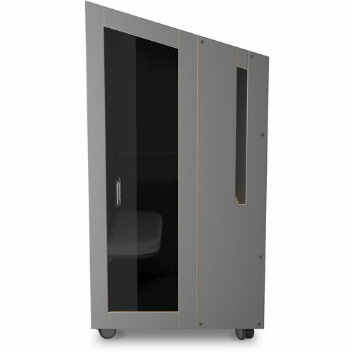 NOOK Solo Privacy Booth - 77" Height x 40" Width x 37" Depth - 1 Each - White - Laminate