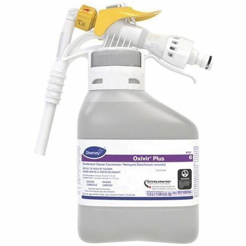 Oxivir Plus Disinfectant Cleaner Concentrate 1.5 L - Concentrate - 50.7 fl oz (1.6 quart) - 2 / Each - Disinfectant