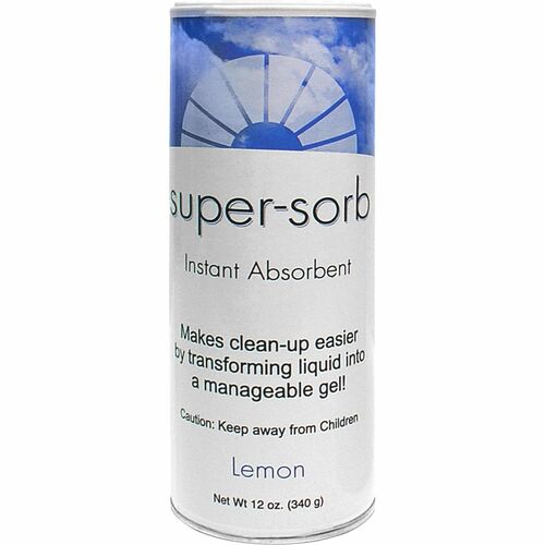 Fresh Products Super-Sorb Granular Absorbent - Lemon - 1 Each - Cellulose - White, Blue