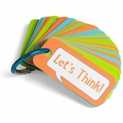 Open The Joy Let's Chat! Portable Conversation Cards - English Version - Theme/Subject: Fun - Skill Learning: Conversation, Critical Thinking, Emotional Intelligence - 5+ - 1 Each